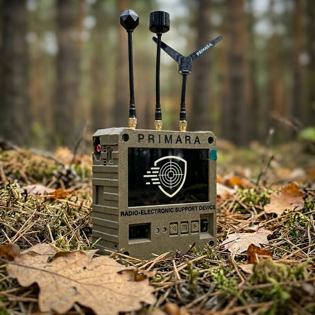 Трьохканальний спеціалізований портативний детектор відеосигналу FPV-дронів